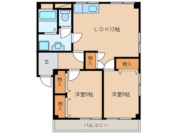 元補荘の物件間取画像